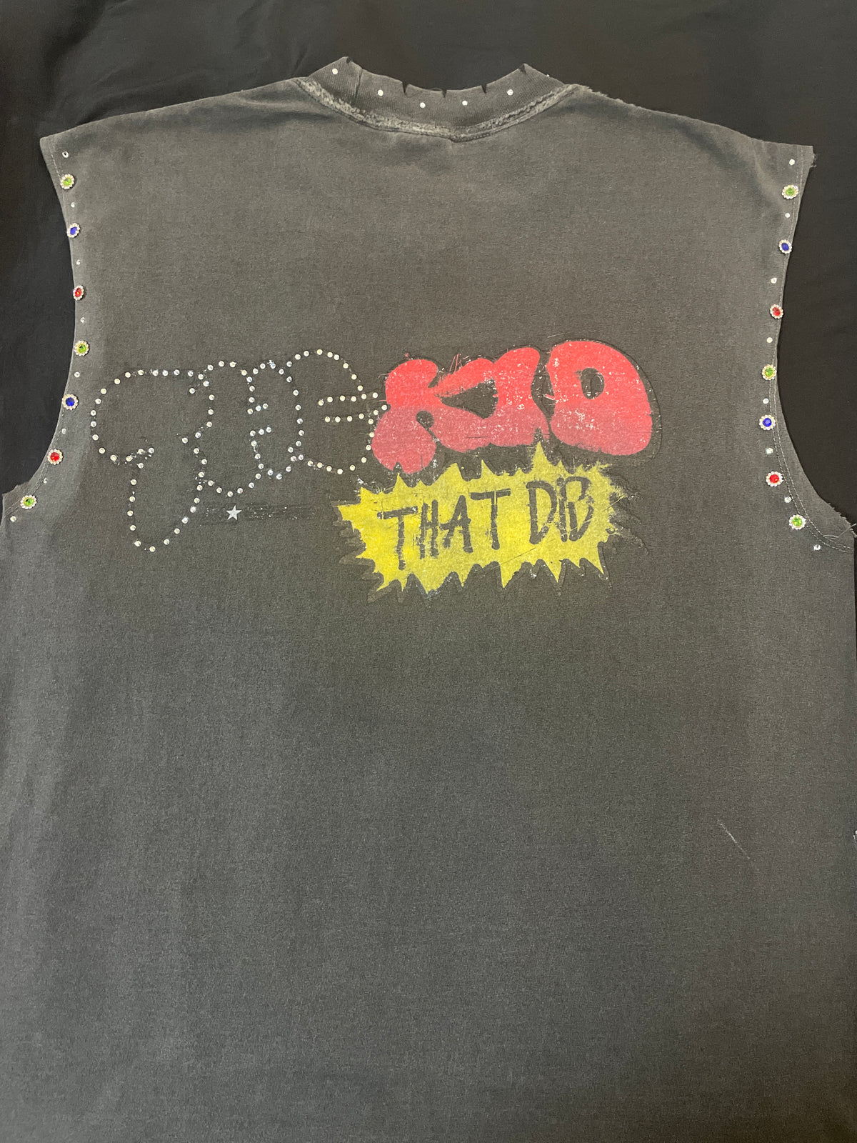 Madeforthis ‘Kid That Did’ sleeveless w/ stones