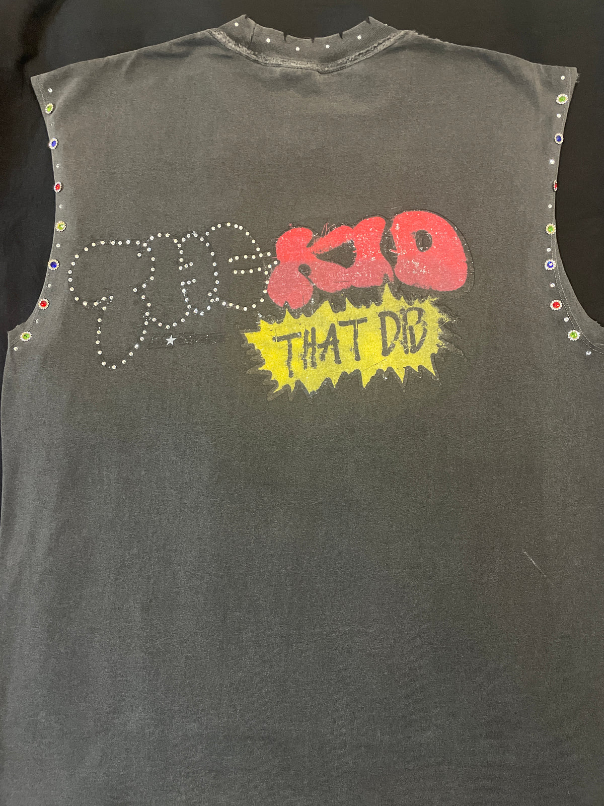 Madeforthis ‘Kid That Did’ sleeveless w/ stones